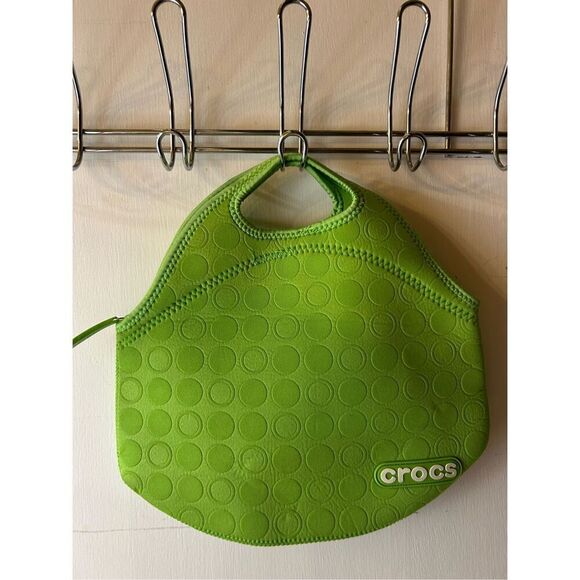Crocs lunch sack tote OSFA 12"x11"green - Picture 1 of 7